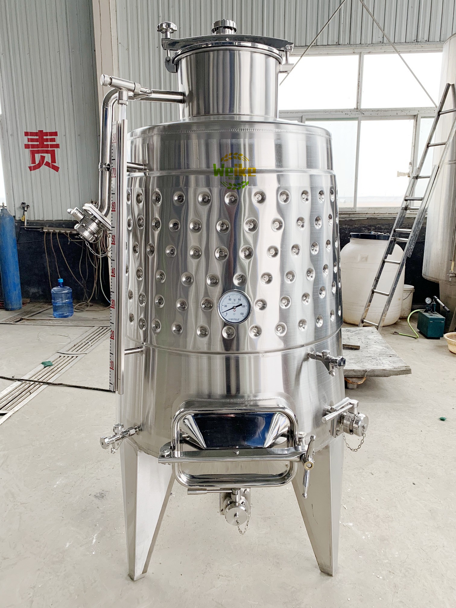 Fermentor anggur meruncing 1500L