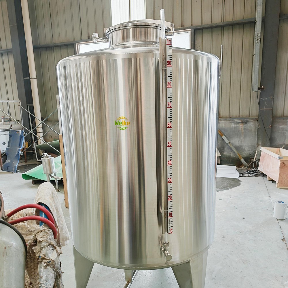 Tangki penyimpanan jus stainless steel 1000L