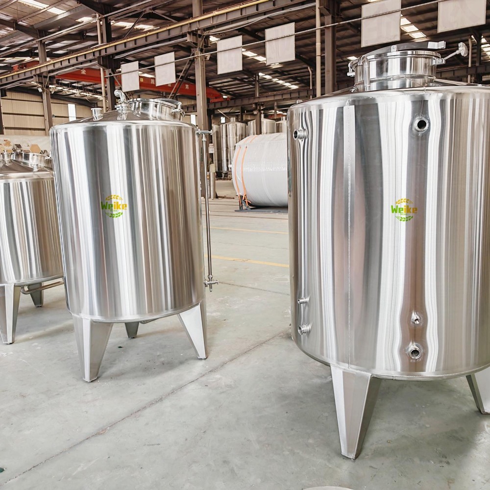 Tangki penyimpanan jus stainless steel 1000L