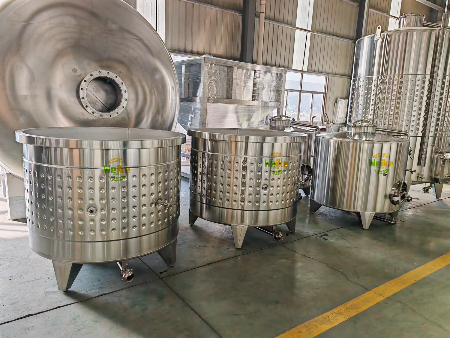 Tangki Anggur Kapasitas Variabel untuk Pembuatan Anggur Premium