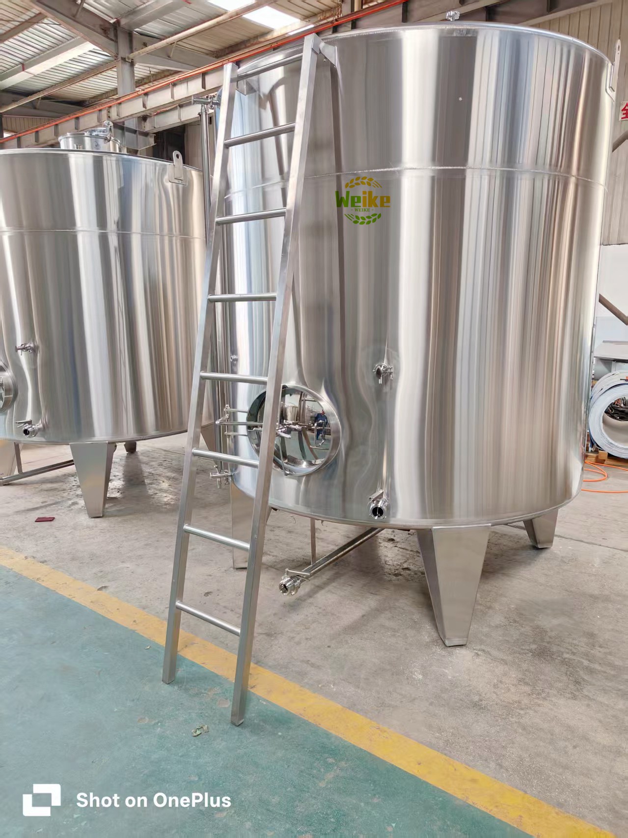 tangki penyimpanan minyak jagung pabrik