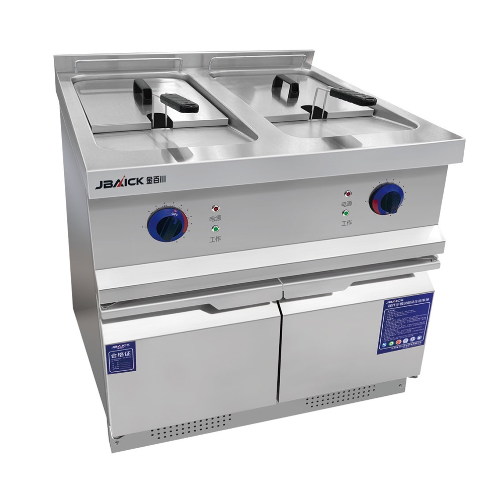 Electric Open Kitchen-Electric Double-Cylinder Fryer