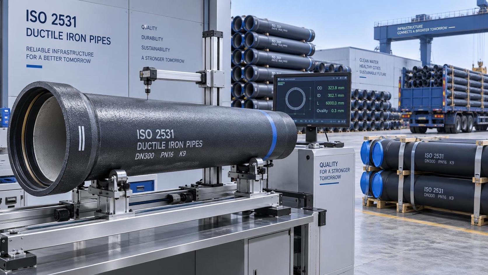 ควรสุ่มตรวจท่อเหล็กหล่อเหนียว ISO 2531 ก่อนจัดส่งเมื่อใด?