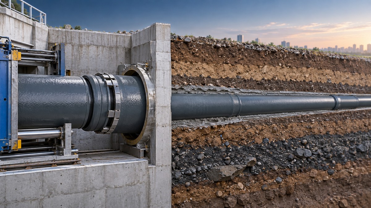 Specifying EN 545 Ductile Iron Pipe for Trenchless Water Main Renewal การกำหนดข้อกำหนดท่อเหล็กหล่อเหนียว EN 545 สำหรับการปรับปรุงท่อเมนน้ำแบบไม่ต้องขุดร่อง