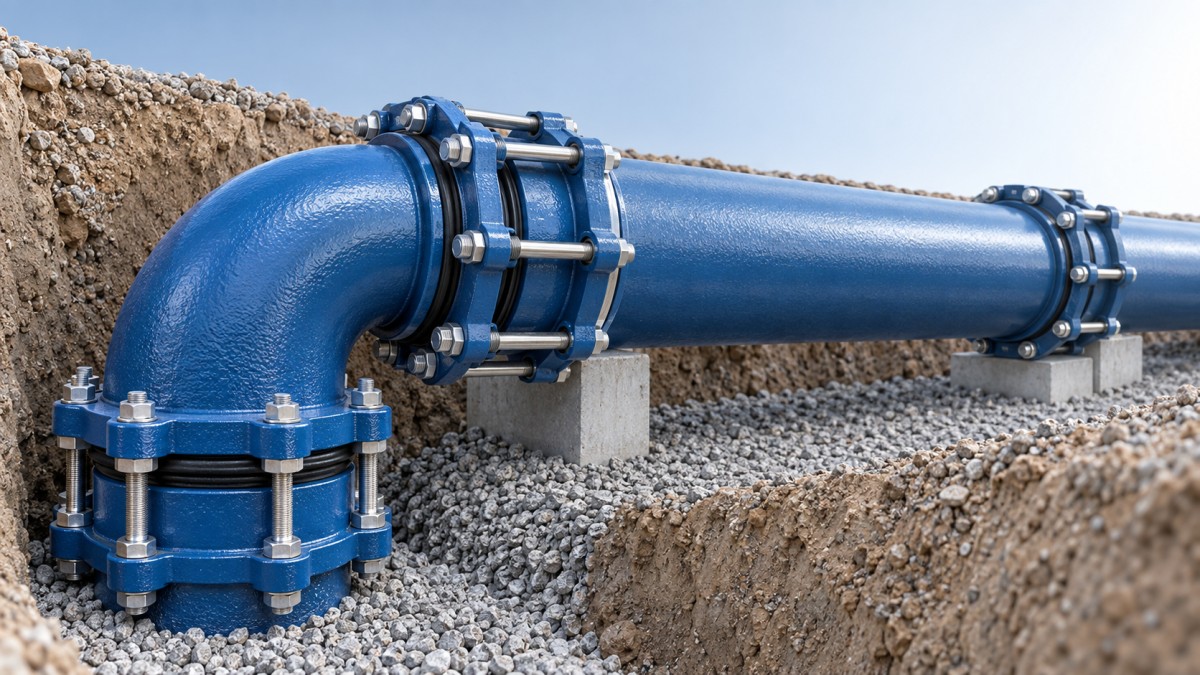 EN 545 Pipe Joint Options That Help Reduce Installation Risk on Site ตัวเลือกข้อต่อท่อ EN 545 ที่ช่วยลดความเสี่ยงในการติดตั้งหน้างาน