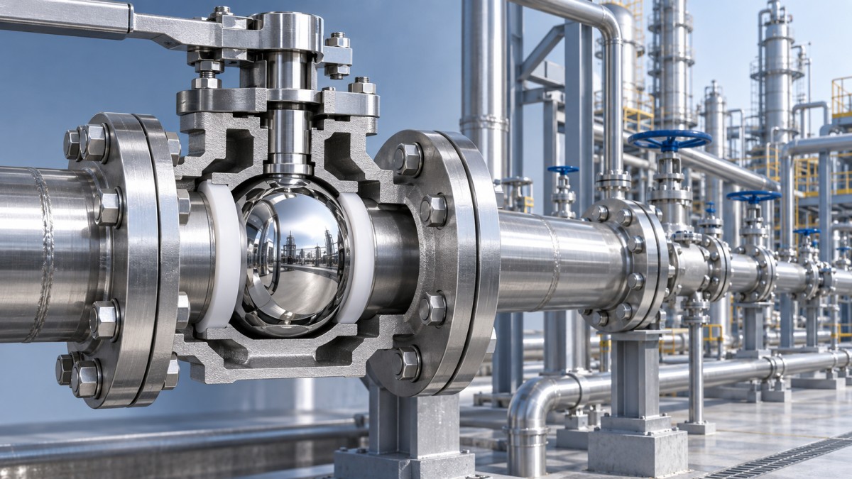 Choosing Ball Valve Seat Materials for Chemical Process Line Service Lựa chọn vật liệu làm đệm van bi cho vận hành đường ống quy trình hóa chất