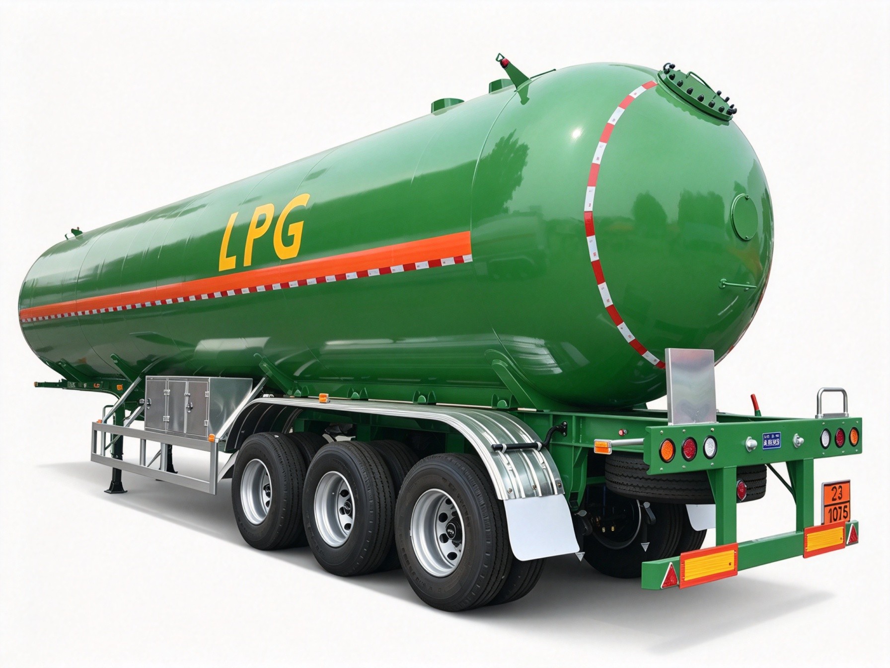 รถพ่วงบรรทุกก๊าซ LPG (ก๊าซปิโตรเลียมเหลว)