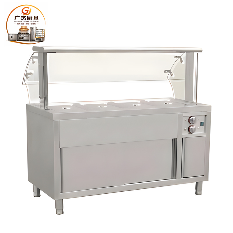 Luxurious style electric bain marie with glass