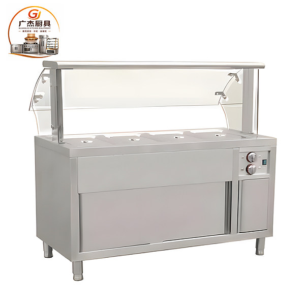Luxurious style electric bain marie with glass