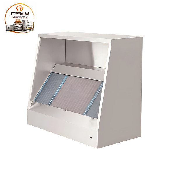 Flat packed exhaust hood