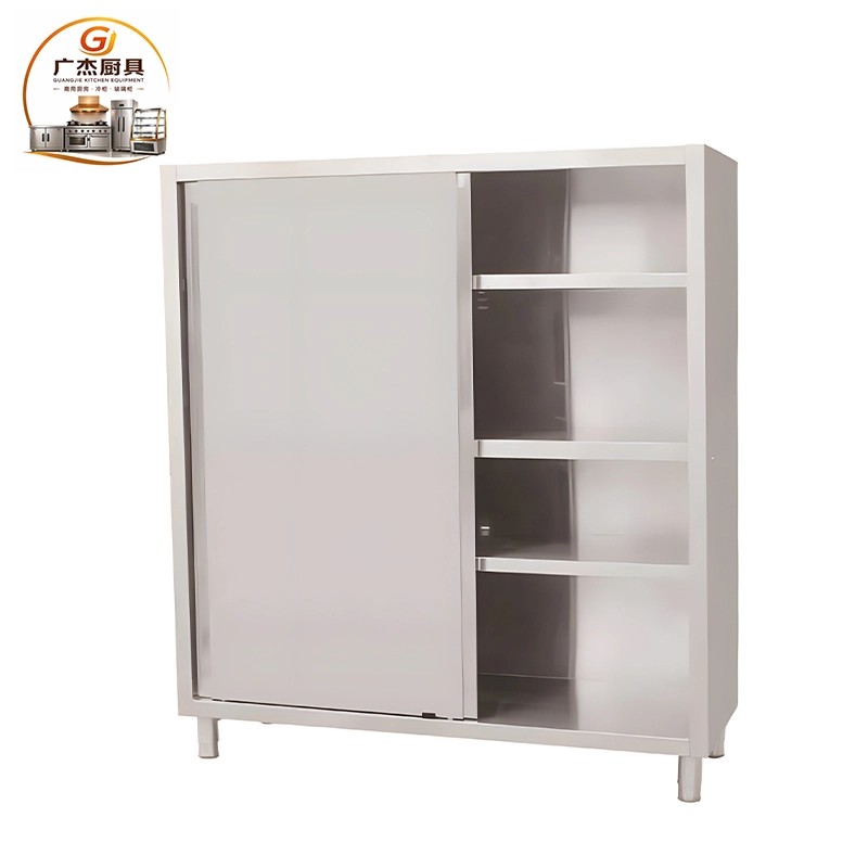 Commercial stainless steel tall food storage cabinet