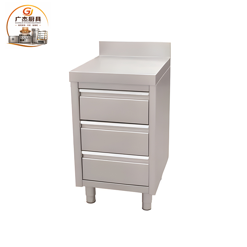 TCCTG Free standing three drawers cabinet with splash back