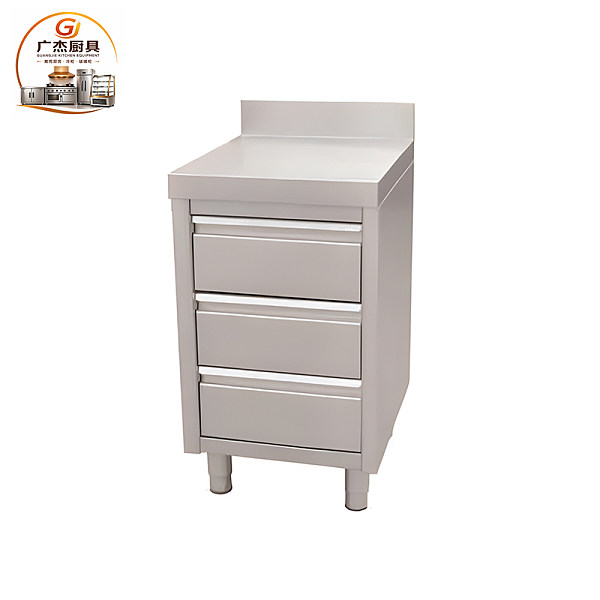 TCCTG Free standing three drawers cabinet with splash back