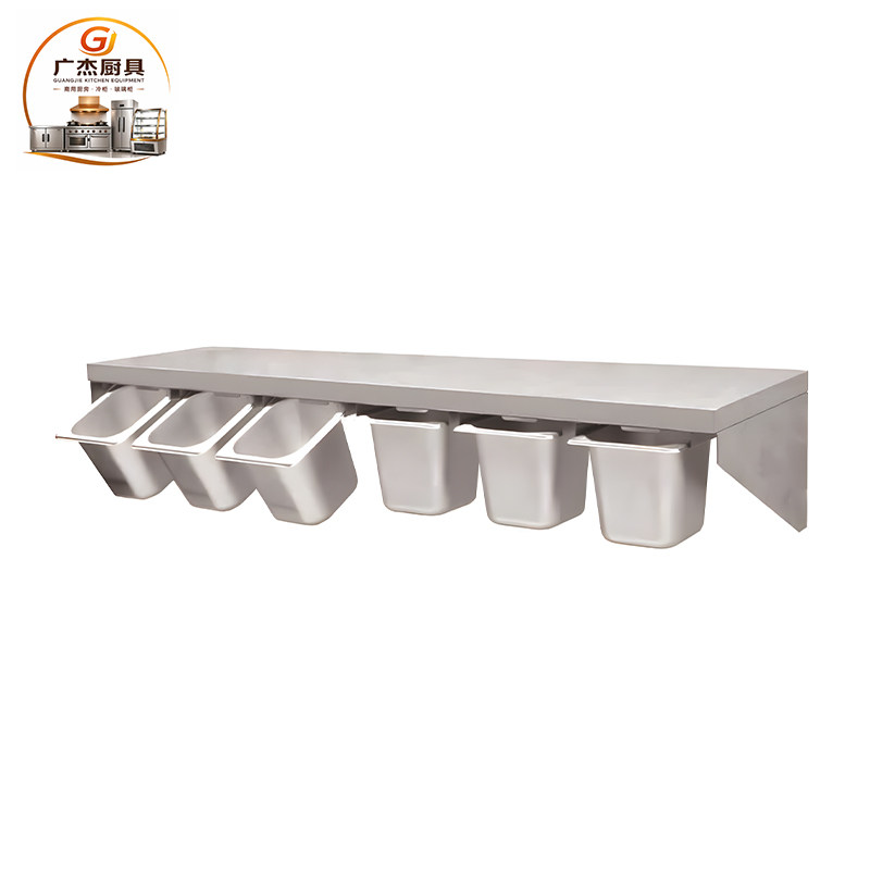 ZZDCQJ-90/120/150/180 Wall shelf with G/N pans