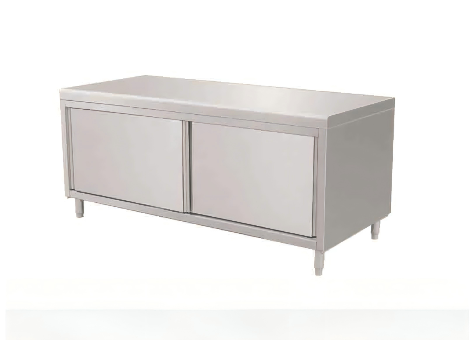 Commercial Sliding Door Work Table Cabinet | Guangjie