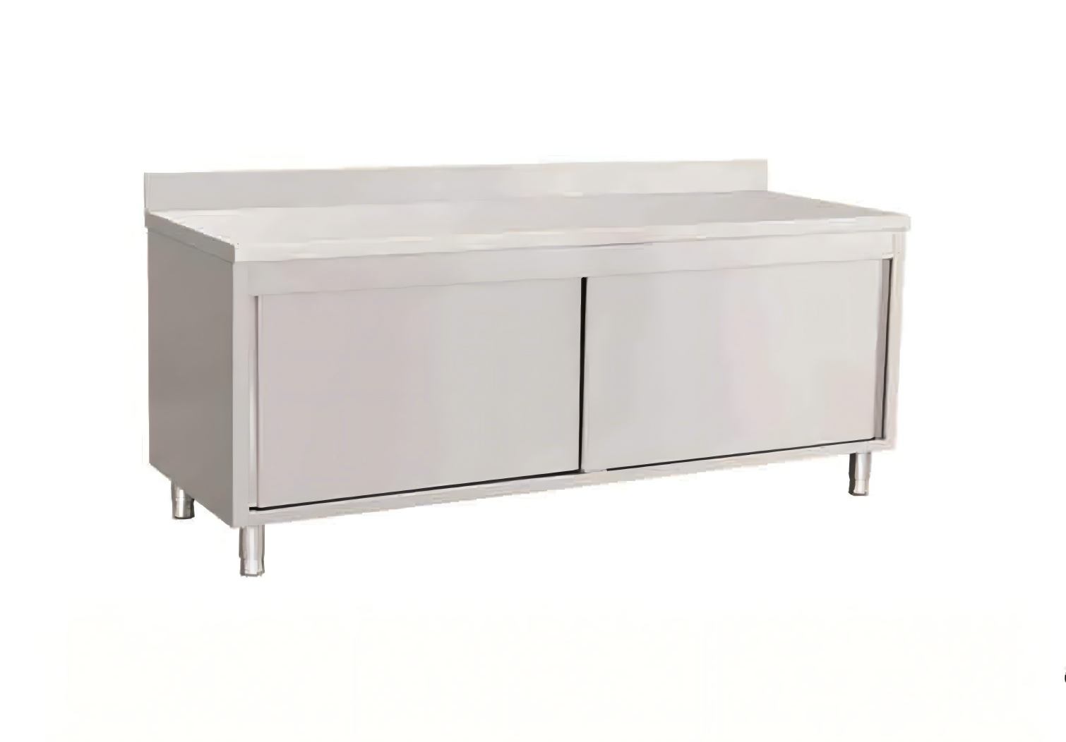 Commercial Sliding Door Work Table Cabinet | Guangjie