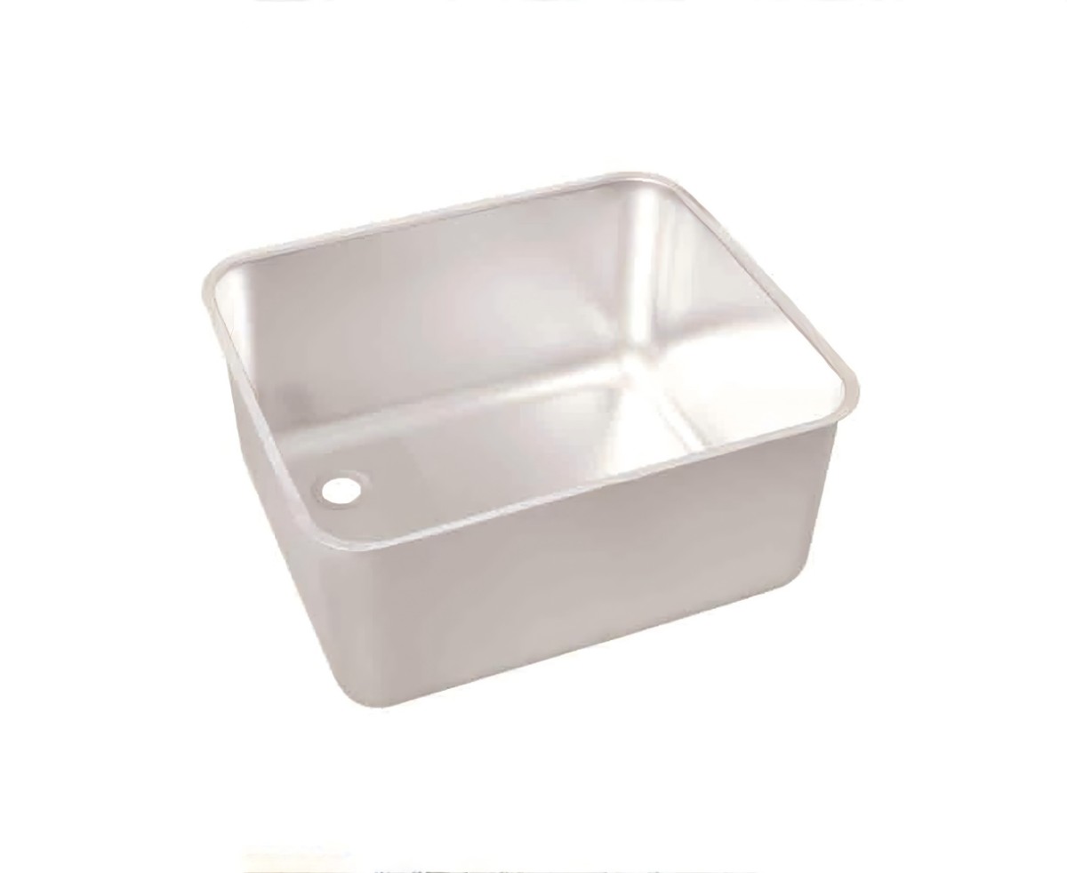 WSKM Welded Sink Bowl with Middle Drain Outlet