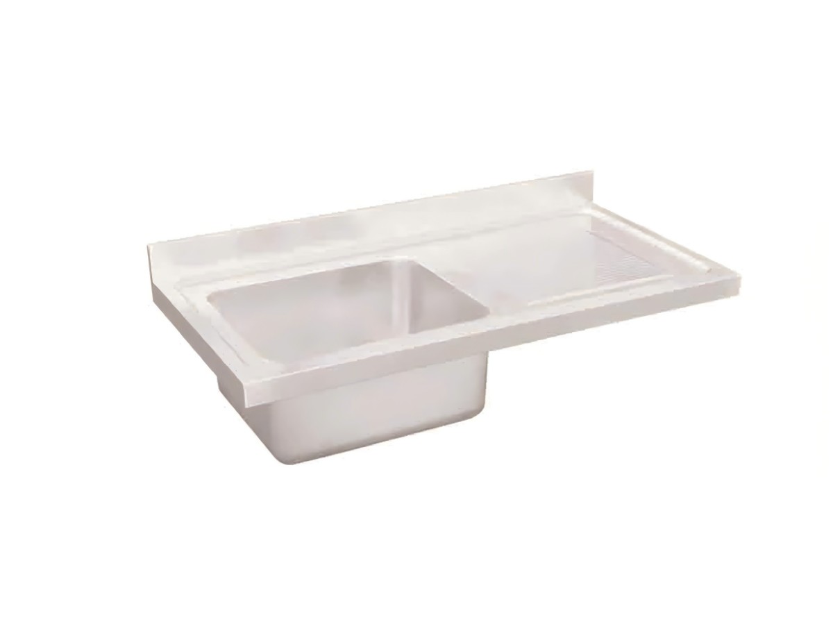 MS1B-R Single Sink Top with Right Drainer