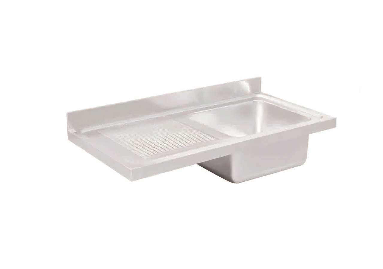 Commercial Stainless Steel Sink Top with Drainboard
