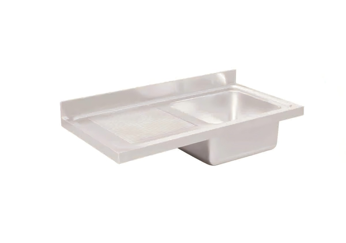 MS1B-L Single Sink Top with Left Drainer