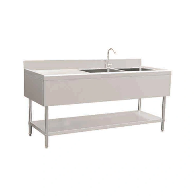 ZZOS Series European Style Stainless Steel Sink with Undershelf