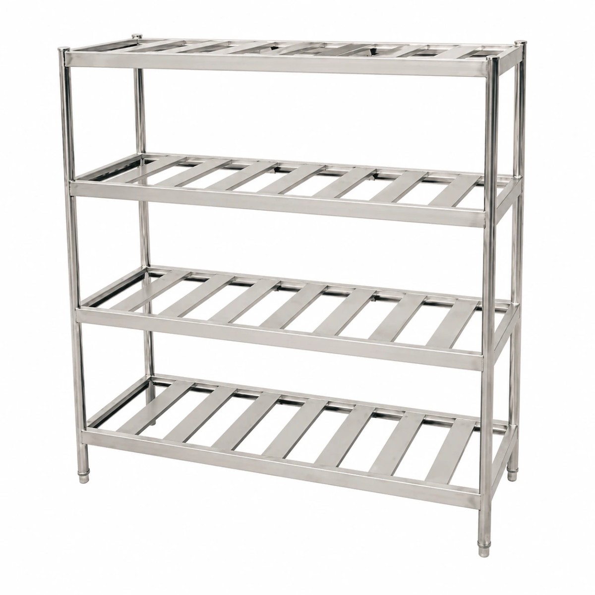 zzschghj-four-layer-stainless-steel-ladder-type-shelf