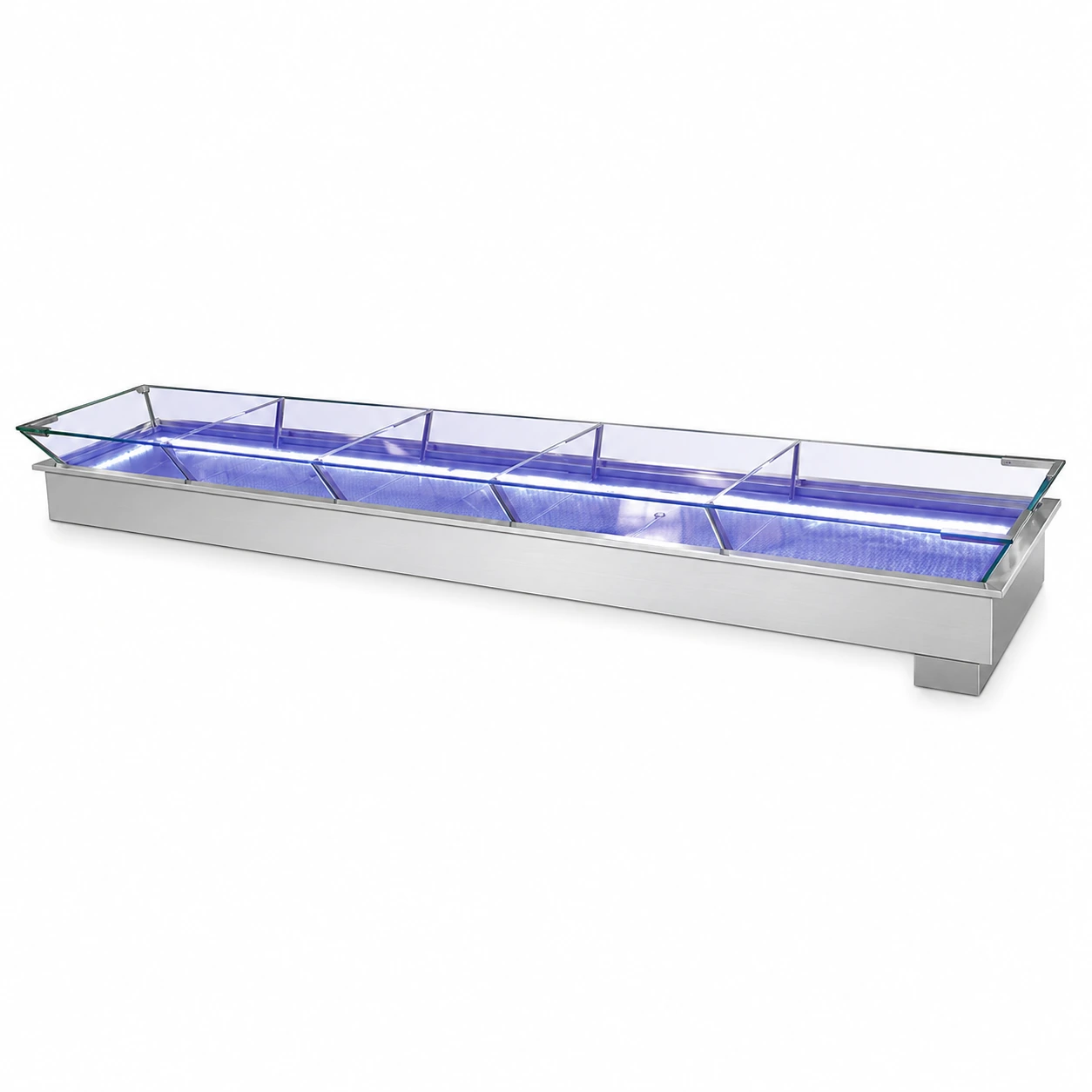 Commercial Stainless Steel Seafood Ice Display Case Series