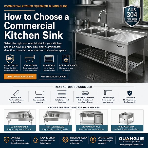 How to Choose a Commercial Kitchen Sink