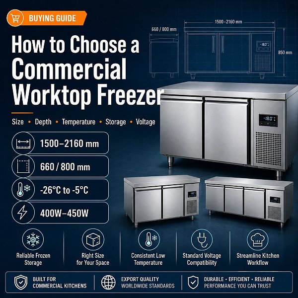 How to Choose a Commercial Worktop Freezer