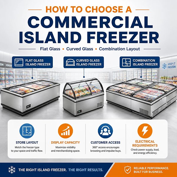 How to Choose a Commercial Island Freezer