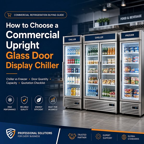 How to Choose a Commercial Upright Glass Door Display Chiller
