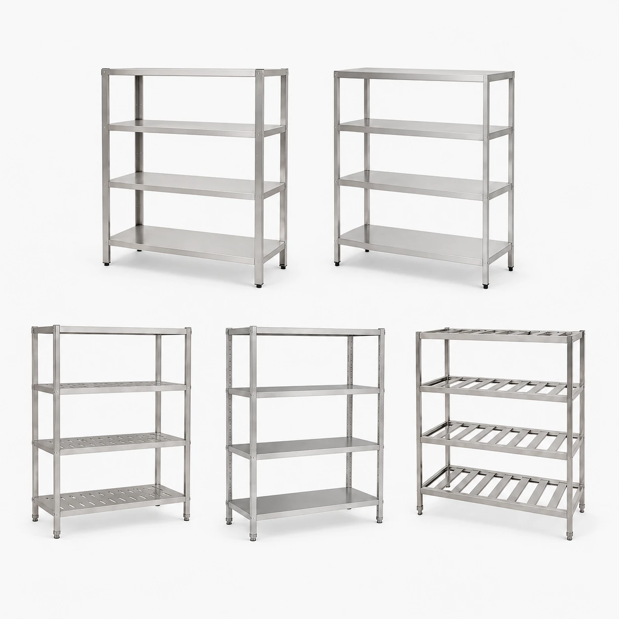 Commercial Stainless Steel Shelf and Pan Rack Series