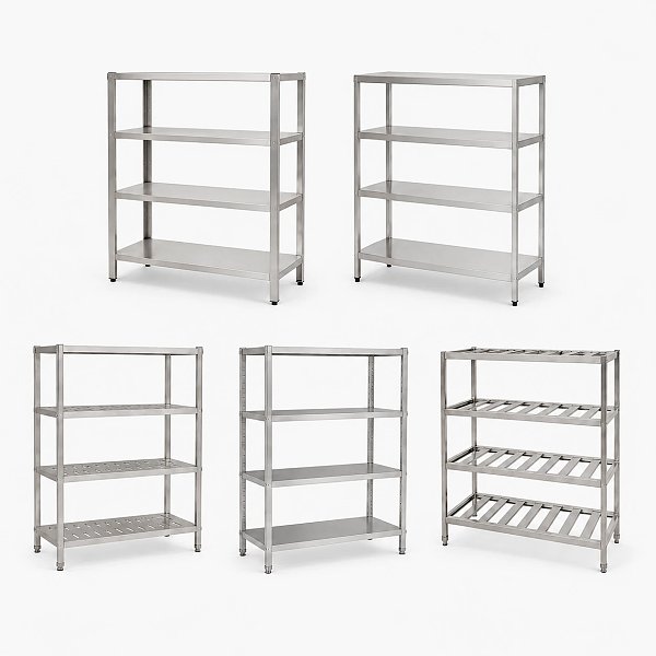 Commercial Stainless Steel Shelf and Pan Rack Series
