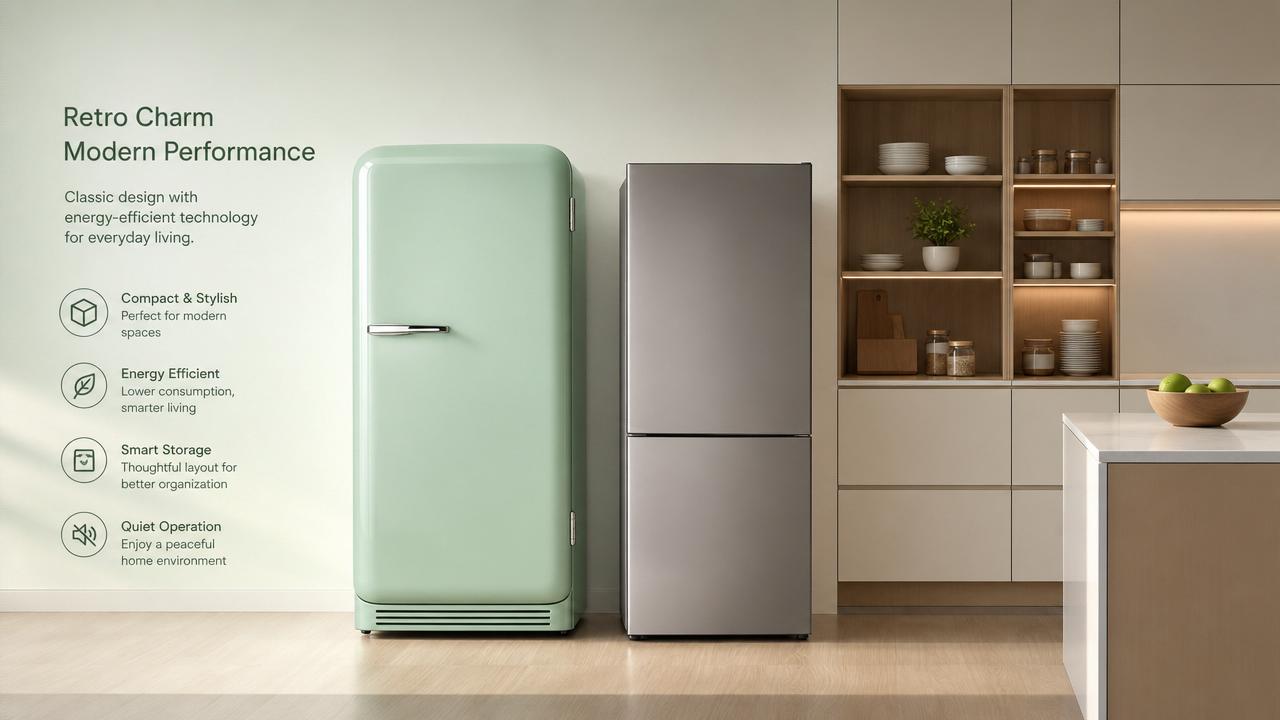 Retro Refrigerator: Style Appeal vs Energy Use Explained